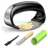 Vantic Garlic Press Rocker   Stainless Steel