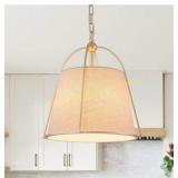 Haven Gold Drum Pendant Light