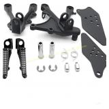 Matte Black Front Rider Foot Pegs ZX6R Bracket, do