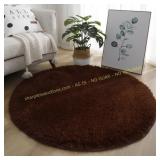 Lifup Soft Fluffy Round Area Rug, Shag Carpet