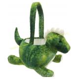 Dearsun 3D Green Plush Dinosaur Easter Basket