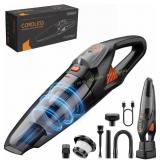 Cordless Car Vacuum 25000Pa + LED Light