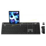 MARVO Wireless Keyboard & Mouse Combo, Grey