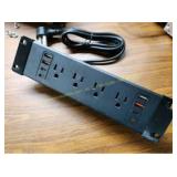 10in Mini Rack - Power Strip Mount, 3D Model
