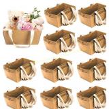 Cedilis 50 Pack Kraft Gift Basket, Brown