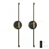 24 in. 2-Light Wall Sconce Rotatable Light