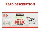 14 ct Kirkland Organic Whole Milk, 8 fl oz (18)