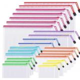 UMETDO 24pcs Mesh Zipper Pouches - Zipper Bags