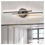 Bourget 23.61" 2-Light Black LED Vanity Bar