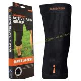 Incrediwear Knee Sleeve, Black LG