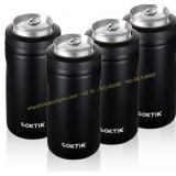 COKTIK 5-in-1 Insulated Can Cooler 4 Pack