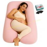 U-Shaped Pregnancy Pillow with Bamboo Cover