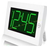 KWANWA Digital Alarm Clock, 3" LED Display