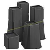 Shouwuhho Bed Risers 12" Heavy Duty, 6,000 Lbs