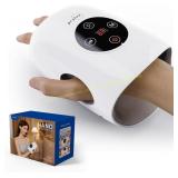 Hand Massager with Heat & Compression, White