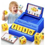 Montessori Letter Matching Game for Kids 3-8