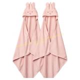 Denmark Organic Hooded Baby Towel 32x32-2-Pack
