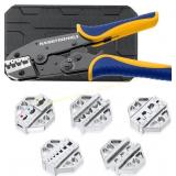 haisstronica 6PCS Crimping Tool Set Terminals