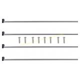 YYST Type A Swivel End Curtain Rods Black-4