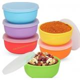 KOLUTI Nonstick Silicone Pinch Bowls Set of 6