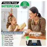 Wireless Home Intercom, 5300ft, Handsfree 4 count