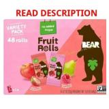Bear Real Fruit Snack Rolls Variety Pack