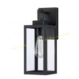 Bonanza 14-in-1 Matte Black Wall Lantern