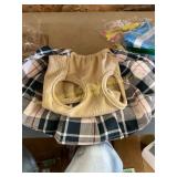 PUPTECK Plaid Dog Dress medium.