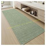 AMOAMI Woven Bath Runner Rug 2
