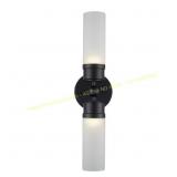 20.63 in. 2-Light Black LED Battery Sconce