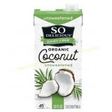5 ct So Delicious Coconut Milk UHT Unsweetened 1qt