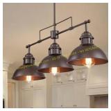 Husby 3-Light Oil Rubbed Bronze Pendant Light