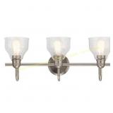 Avery 24" 3-Light Brushed Nickel Vanity Light