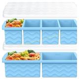 Silicone Freezer Molds   2 Pack, 1/2 Cup