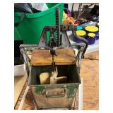 Antique Lg Tin Butter Churn
