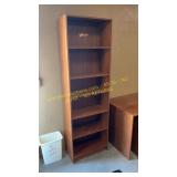 6 shelf book shelf