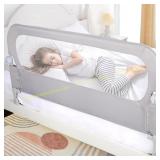 NUTIKAS Baby Bed Rail Guard for Toddlers 47"