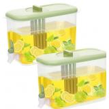 2 Pack Fridge Drink Dispenser, 1 Gallon Spigot