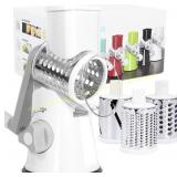 Rotary Cheese Grater with 3 Blades