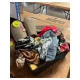 Slippers Size 11, Assorted Clothing, Scarves