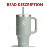 Hydro Flask 32oz Travel Straw Tumbler: Agave