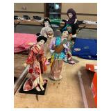 4ct Oriental Dolls, Assorted Sizes