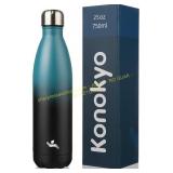 Konokyo 25oz Insulated Flask Indigo Black