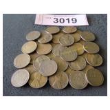 Bag of higher grade Wheat pennies