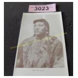 Vintage post card Native American Indian