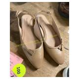 Talbots Size 7 Edison Slingback Bow Flats