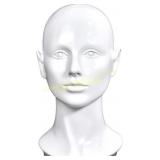 PVC Mannequin White Head Display Stand
