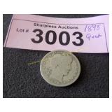 1898 Barber silver quarter