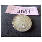 Uncirculated 1904 Morgan silver dollar
