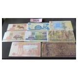 Foreign paper money